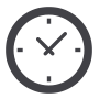 Clock Icon Dark